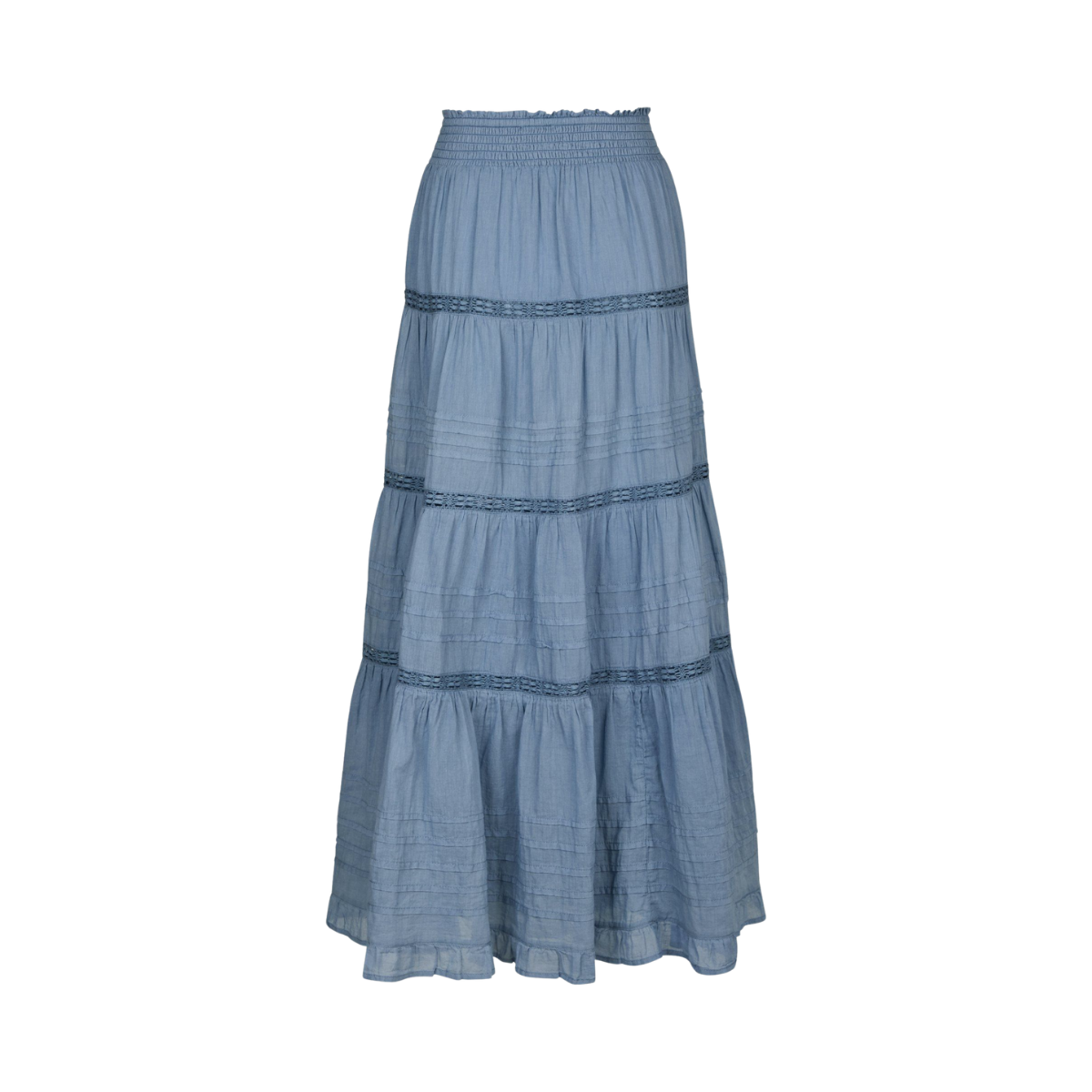 Felicia S Voile Skirt - Smoke Blue