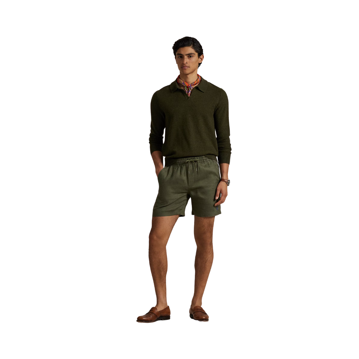 Prepsters Flat Front - New Olive