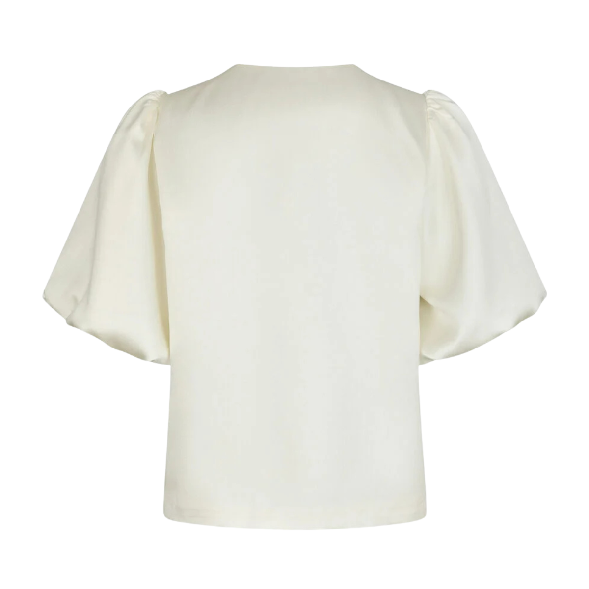 Aisa Dull Satin Blouse - 124 Ivory