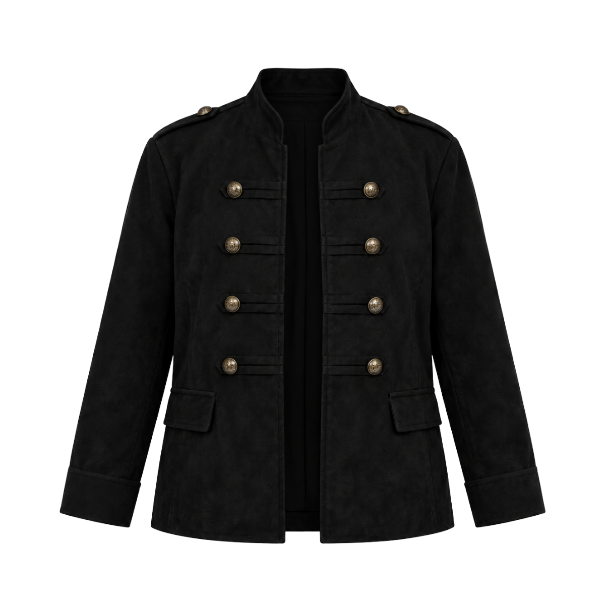 Uniform Suede Jacket - Black