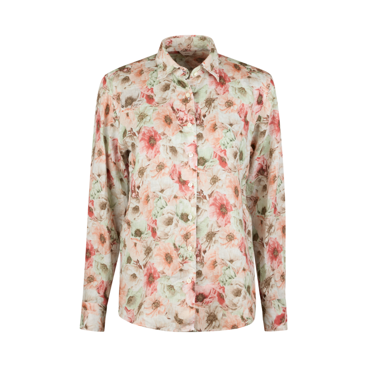 Siri Shirt - Light Orange Pattern