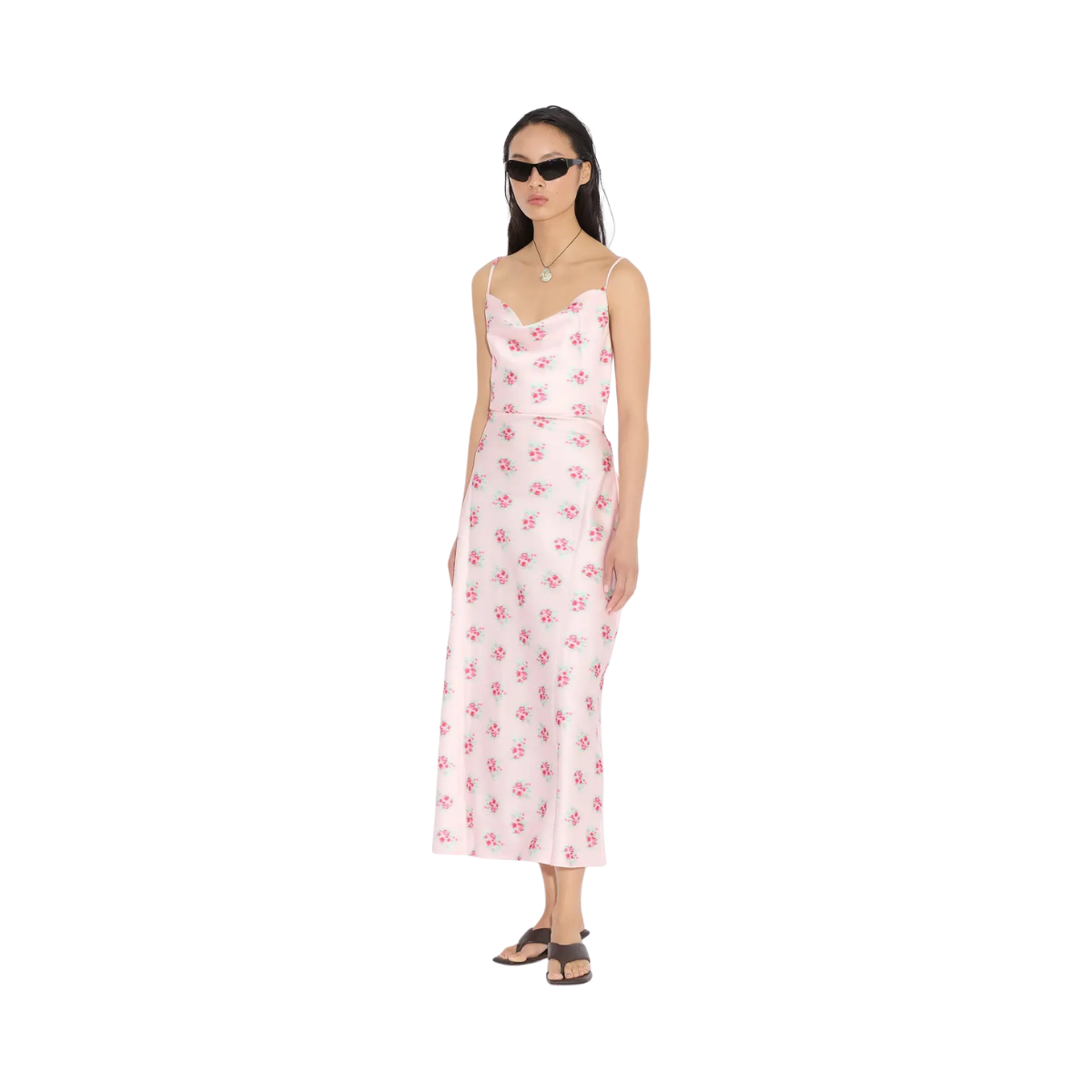Eila Print Dress - Light Pink