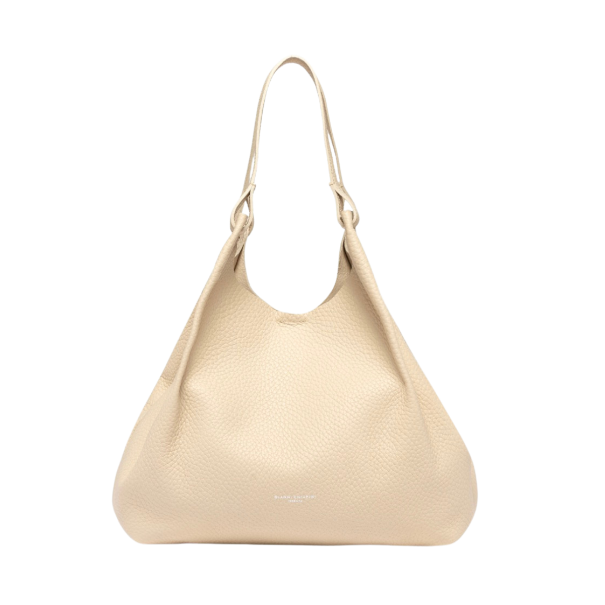Dua Leather Handbag - Alabaster