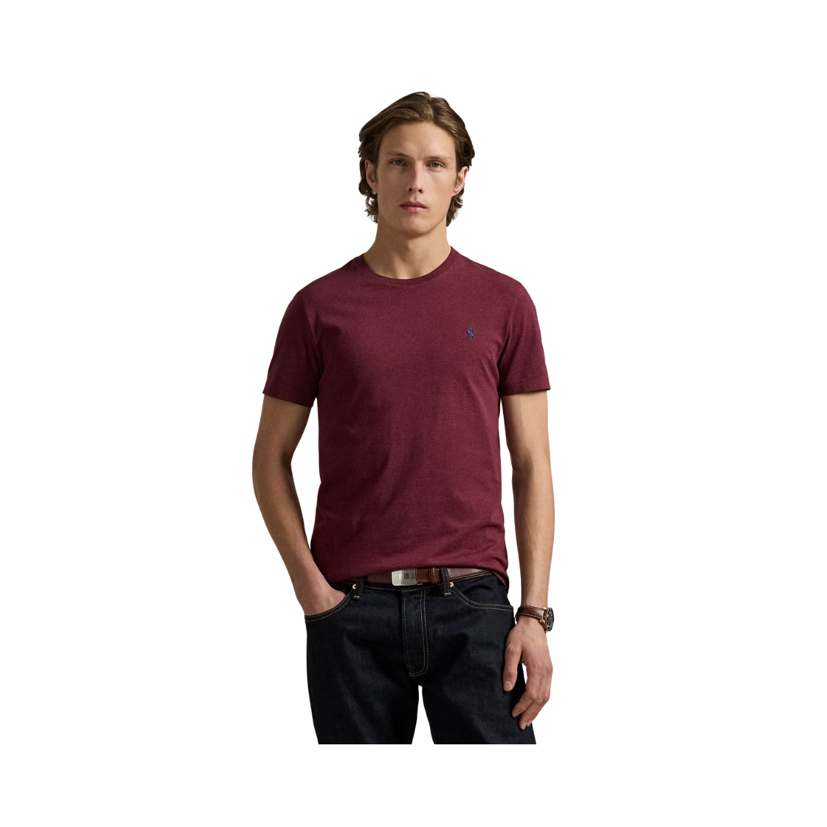 Classic Fit Crewneck T-Shirt - Spring Wine