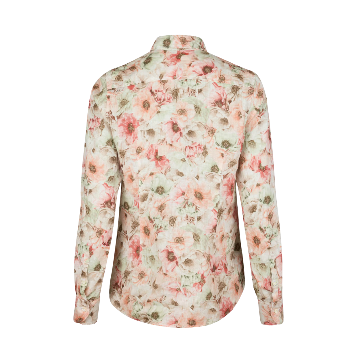 Sofie Shirt - Light Orange Pattern