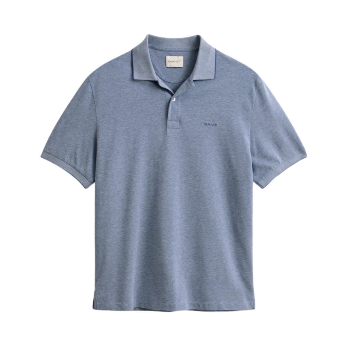 2 Tone SS Polo - 442 VINTAGE BLUE