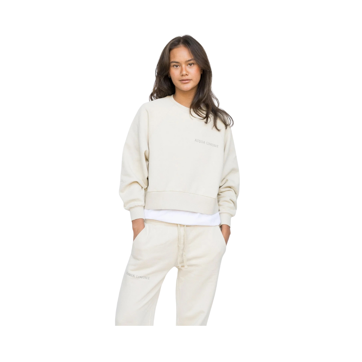 Cropped Ivy Sweater - Khaki