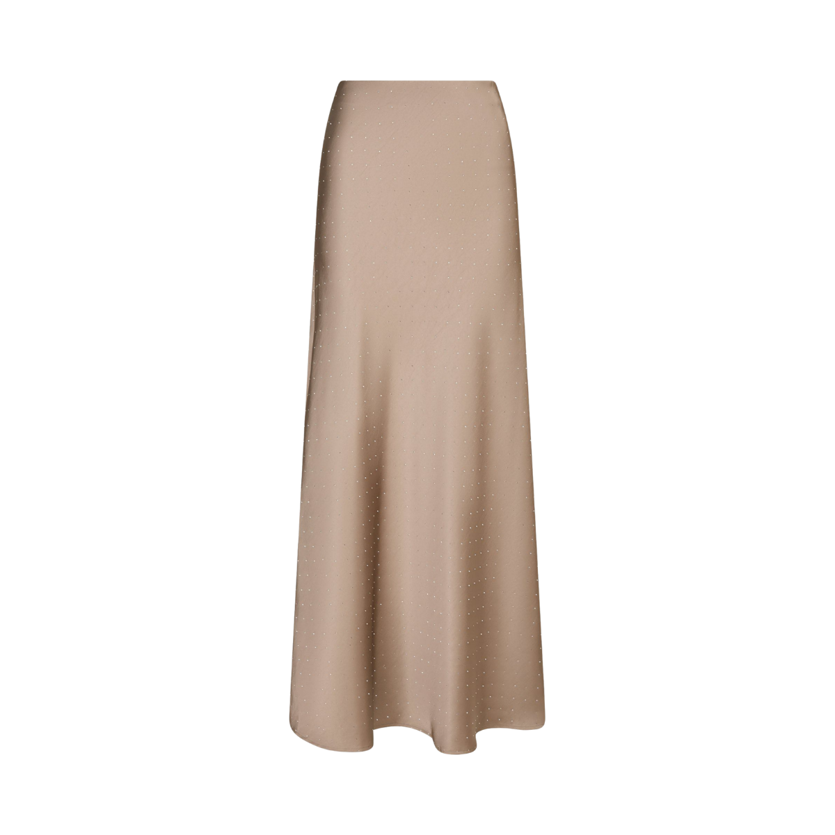 Viso Heavy Sateen Bedaz Skirt - Dark Taupe