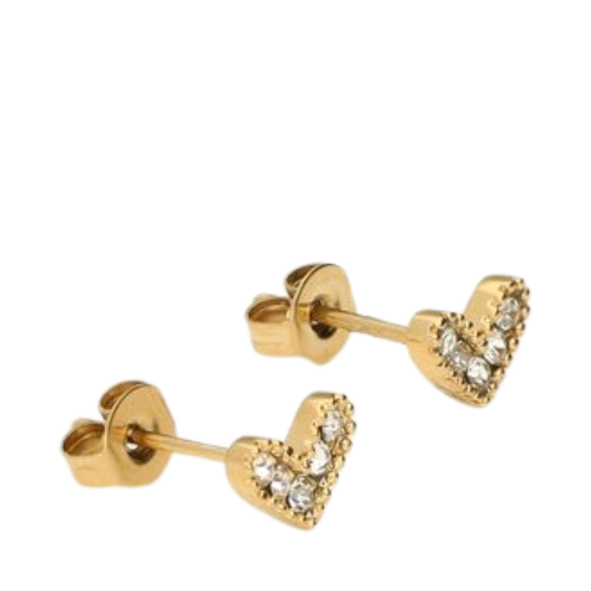 Earstuds heart - Gold