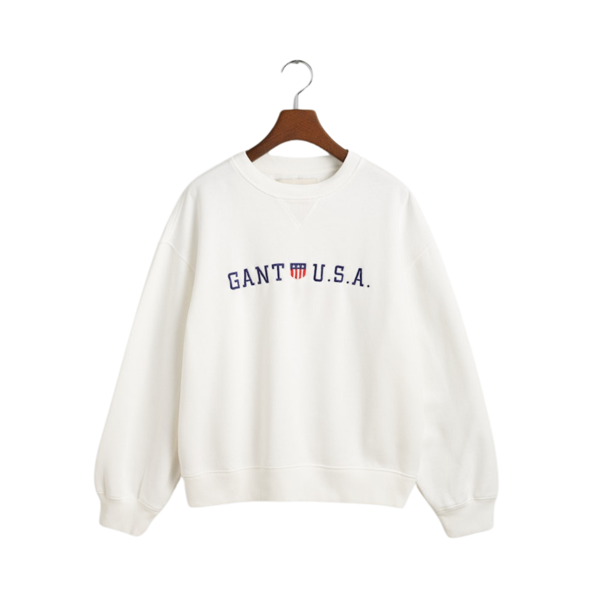 SHIELD USA C-NECK SWEAT - EGGSHELL