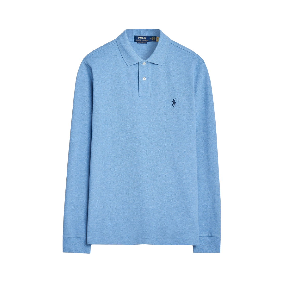 Basic Mesh LS Polo - Soft Royal