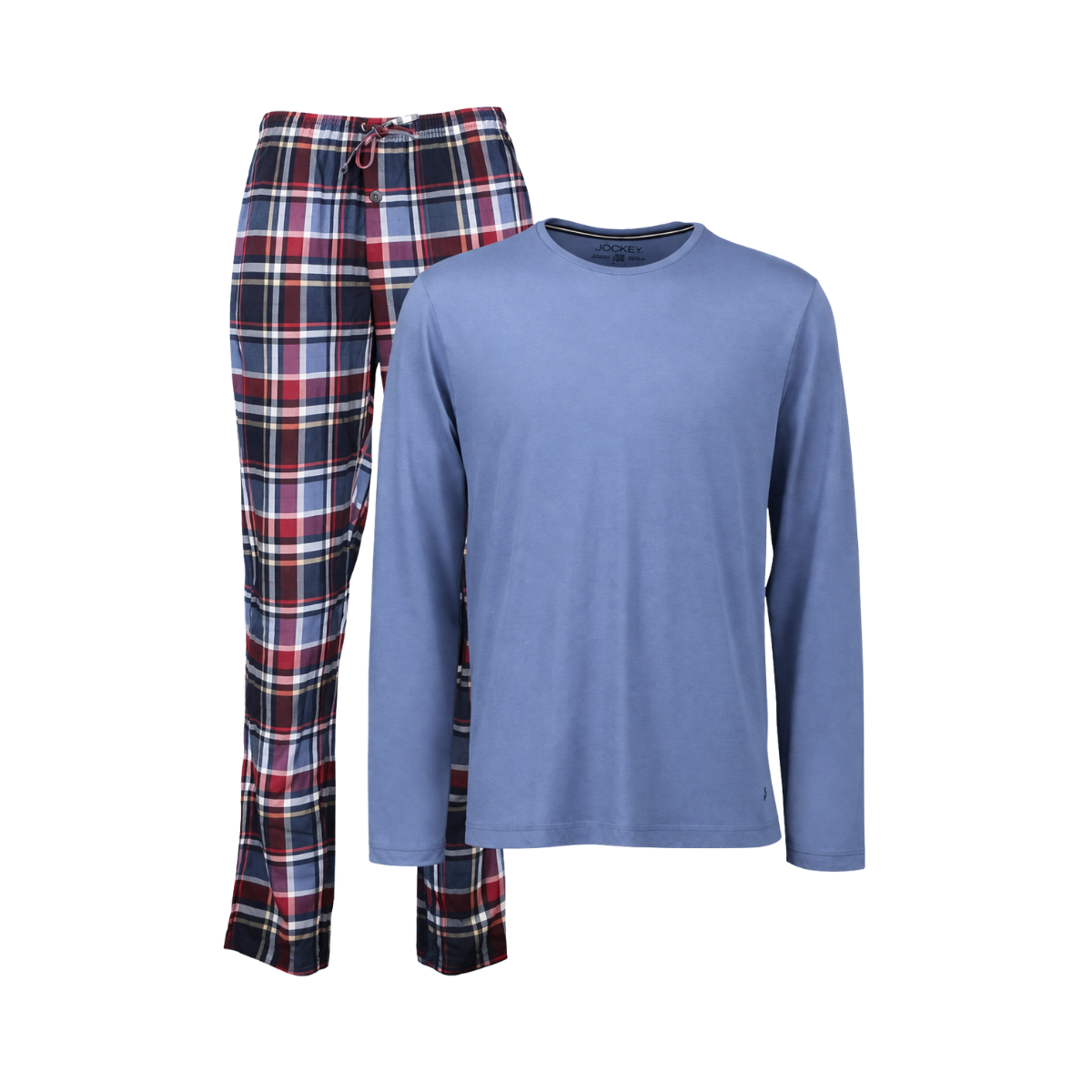Pyjama 1/1 Knit - Blue Check