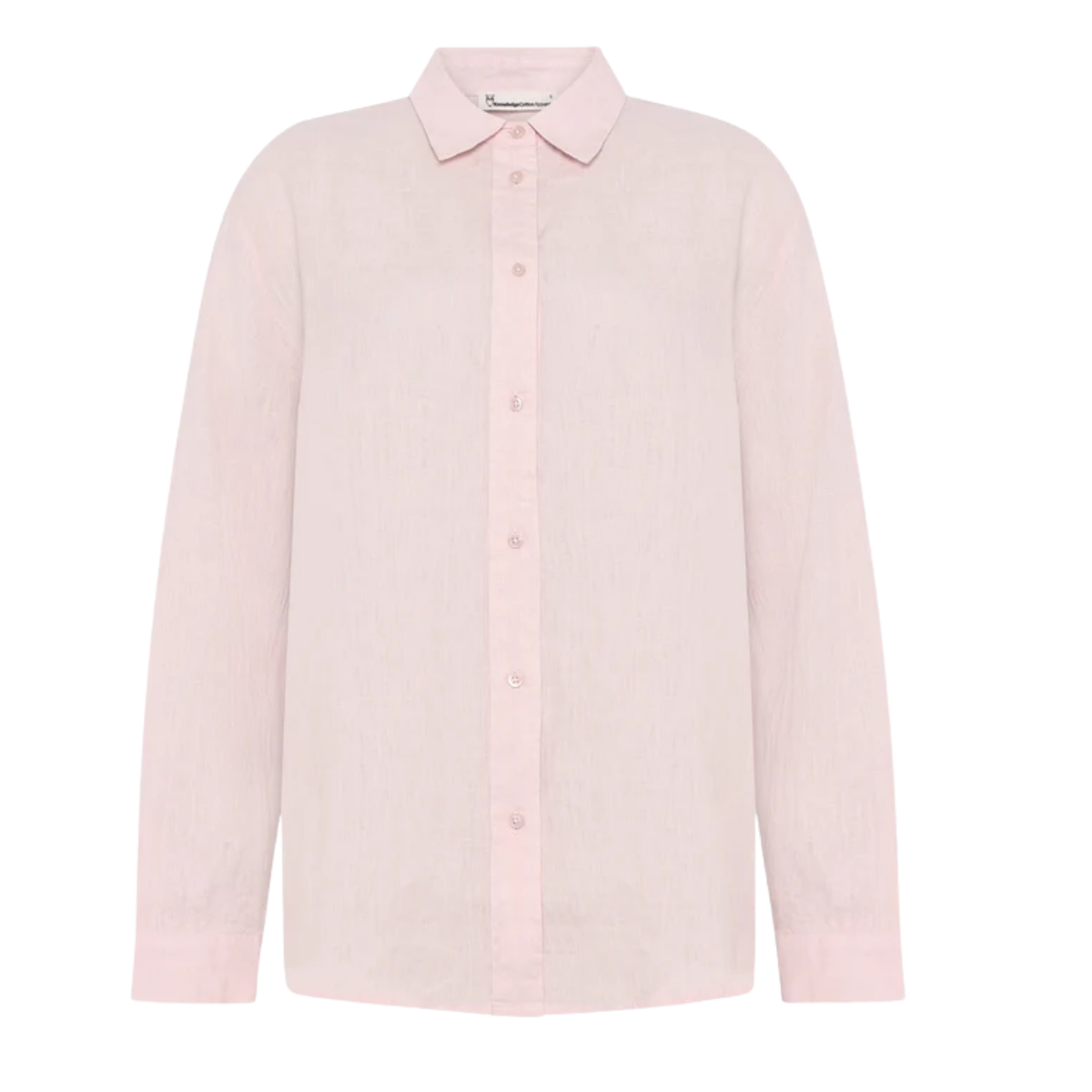 Loose Linen Shirt - Pink
