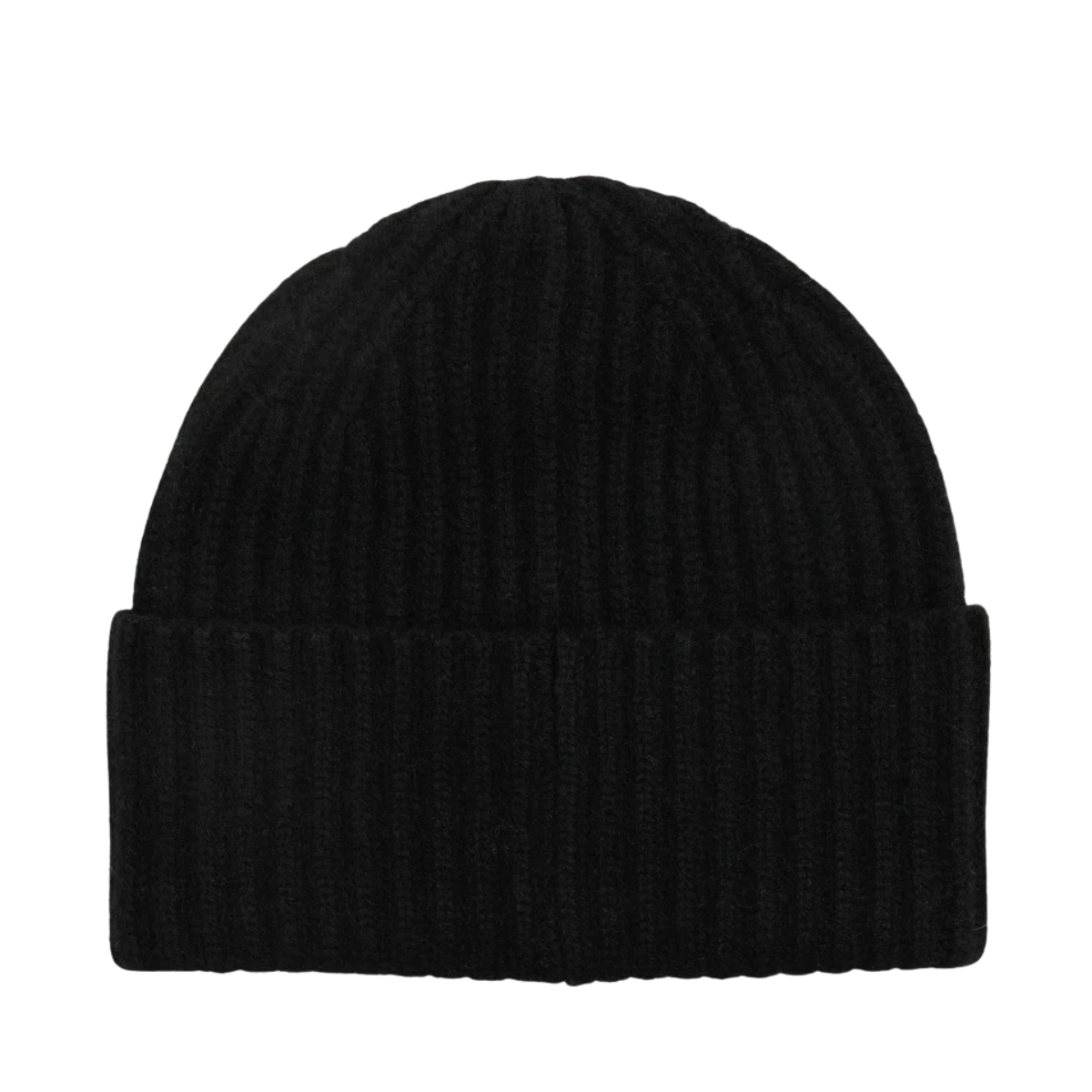 Alba Cashmere Beanie - Black