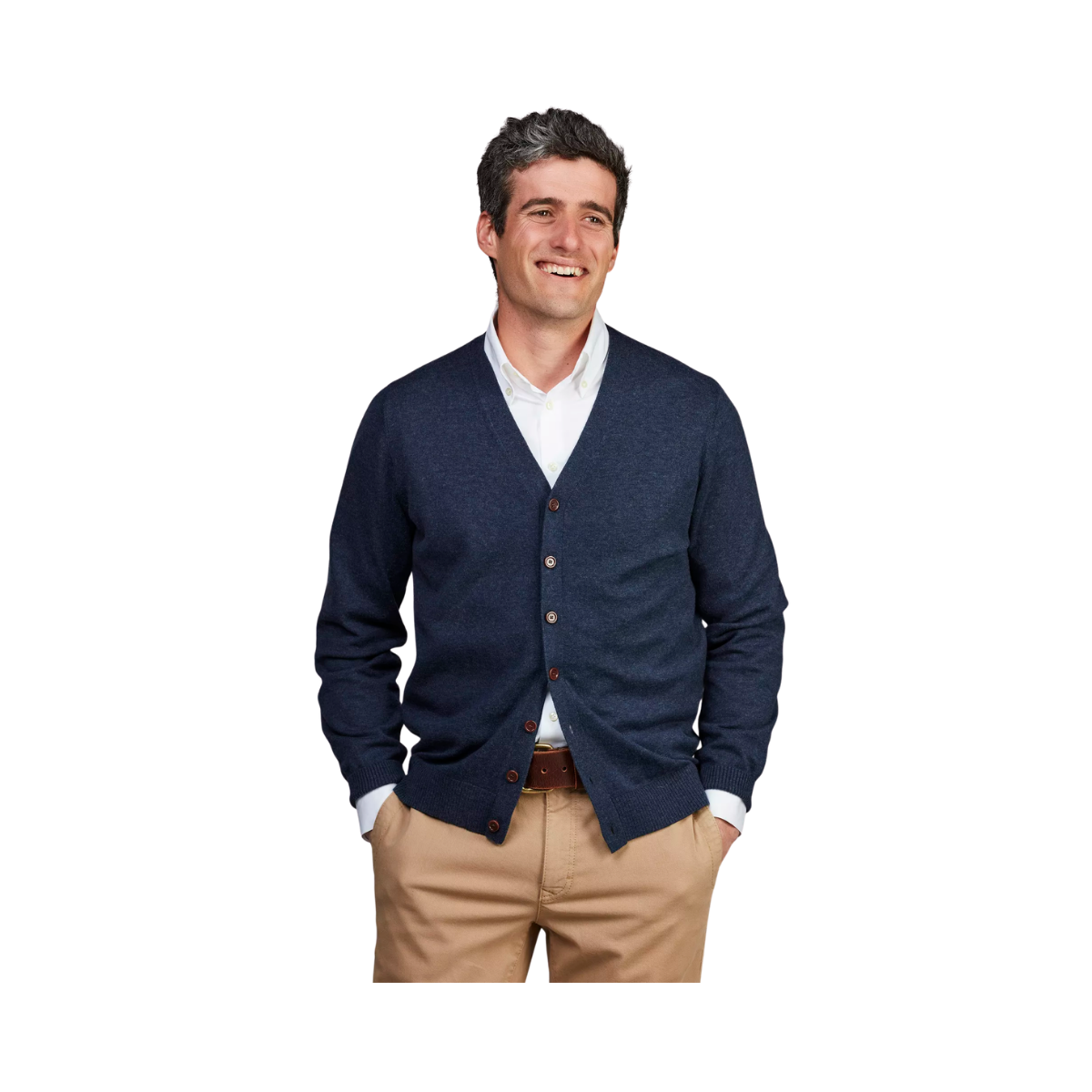 Classic Cardigan - Dark Blue