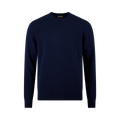 Sweater Knitted Crew Neck - Navy