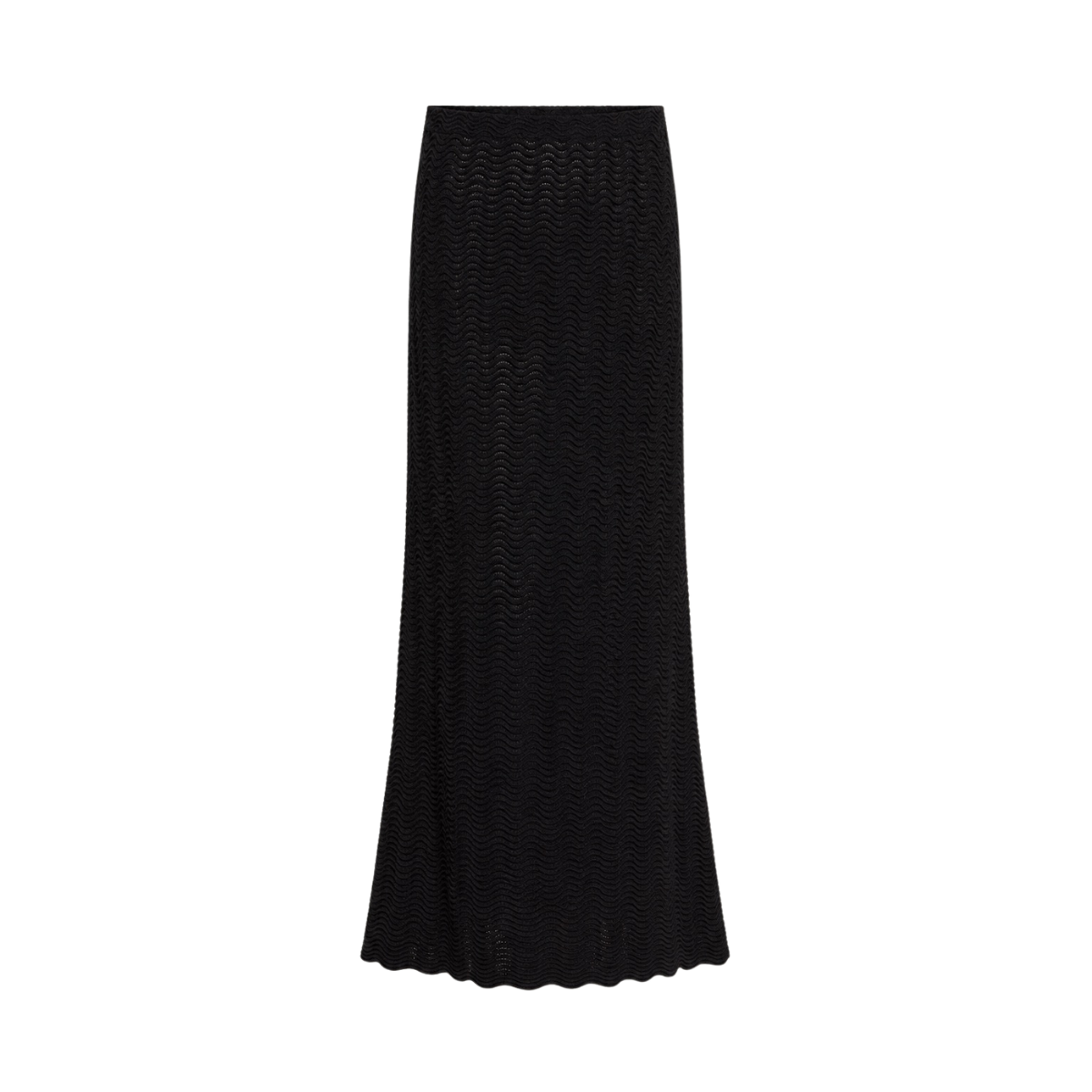 Viola Knit Skirt - Black On Black