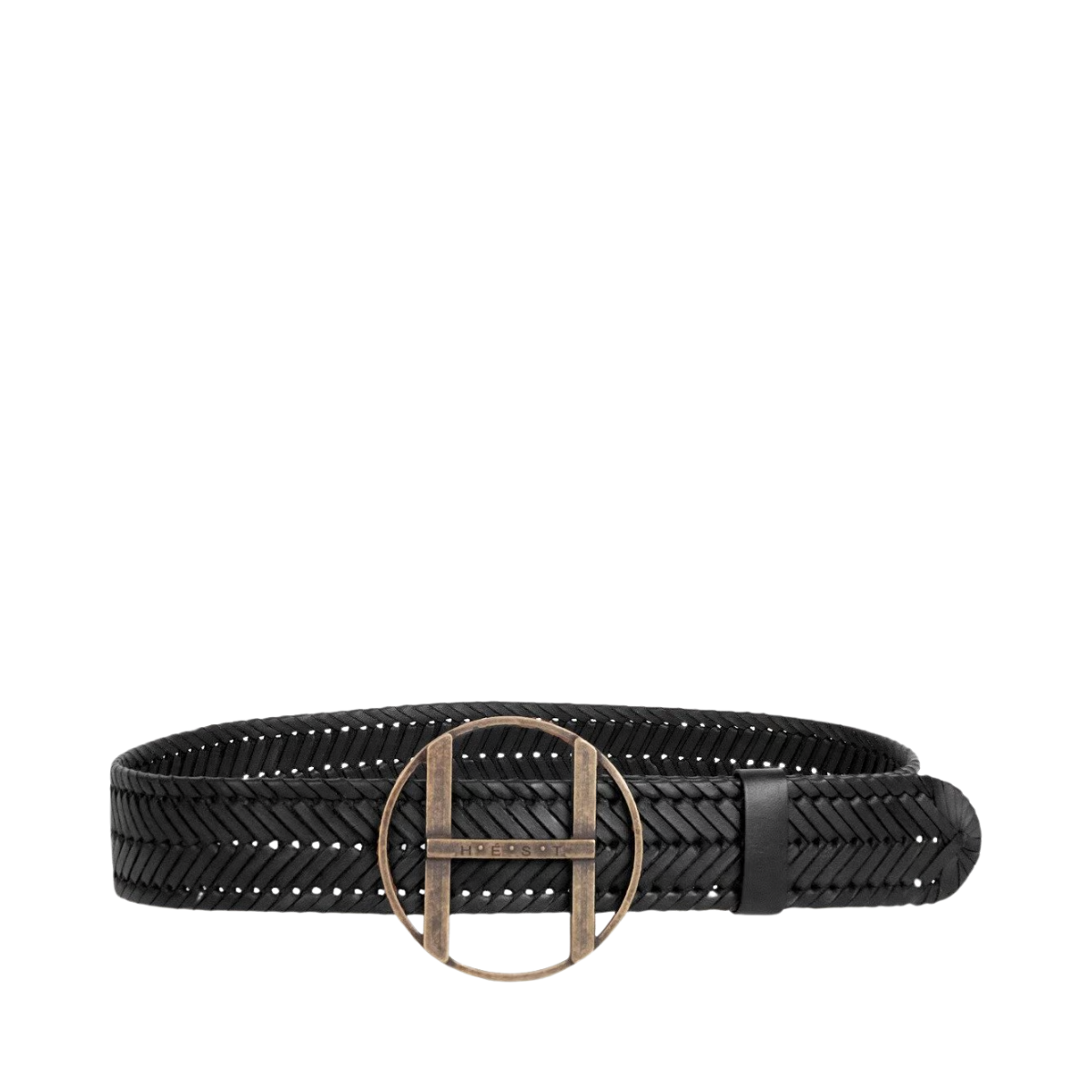 Voyage Braided Belt - Jet Black