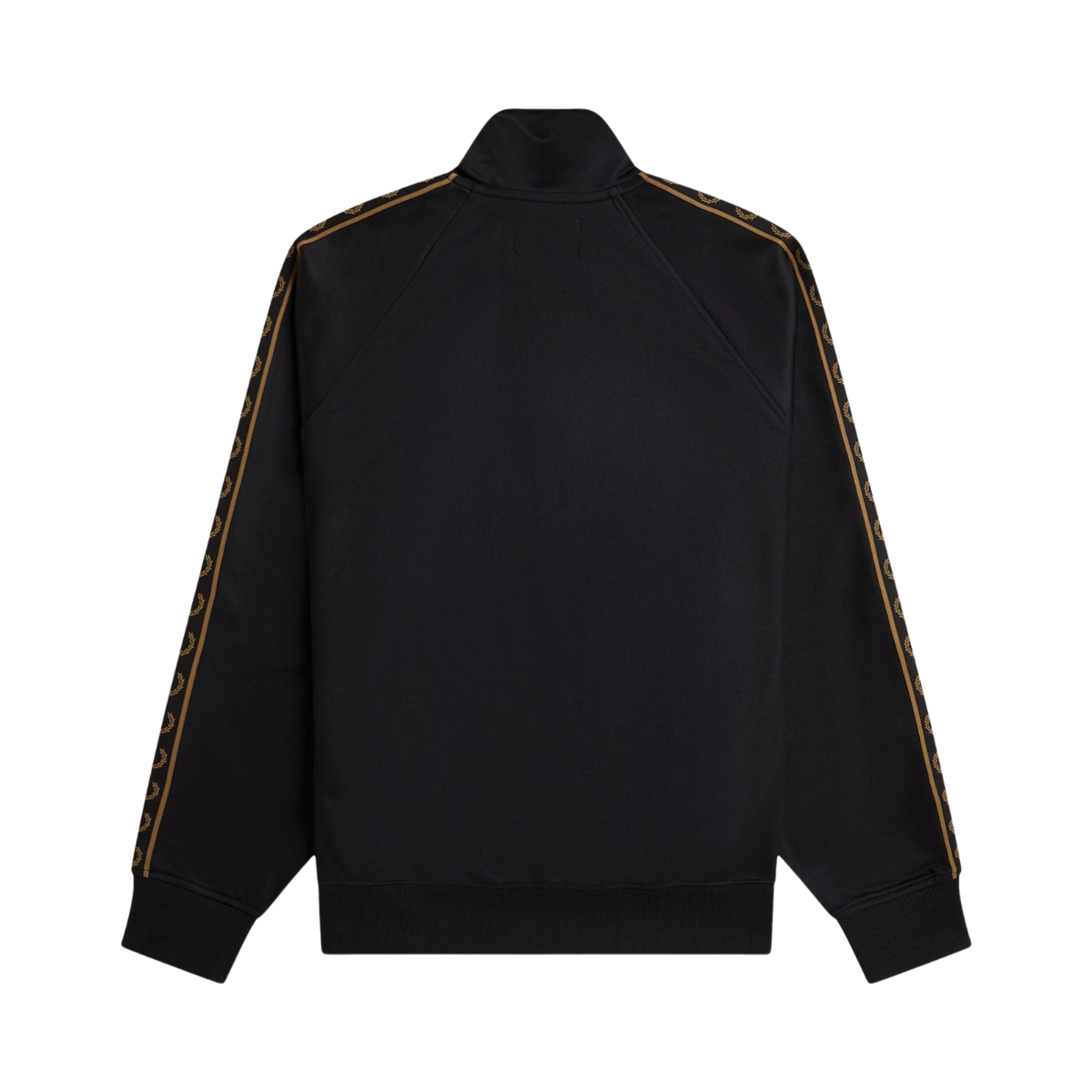 Contrast Tape Track Jacket - Black