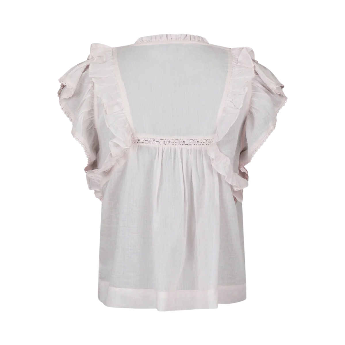 Jayla S Voile Top - Light pink