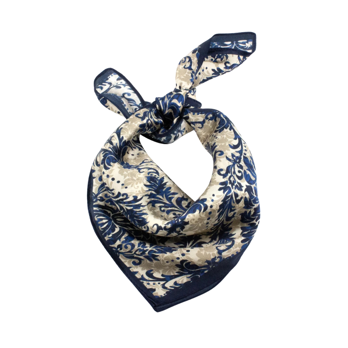 Saclay Silk Scarf 50x50cm - Blue