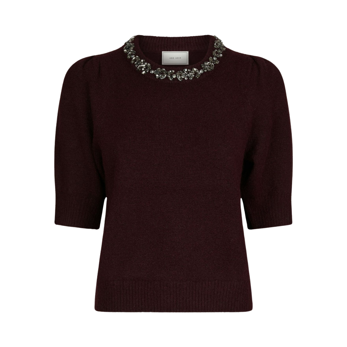 Maia Stone Knit blouse - Wine