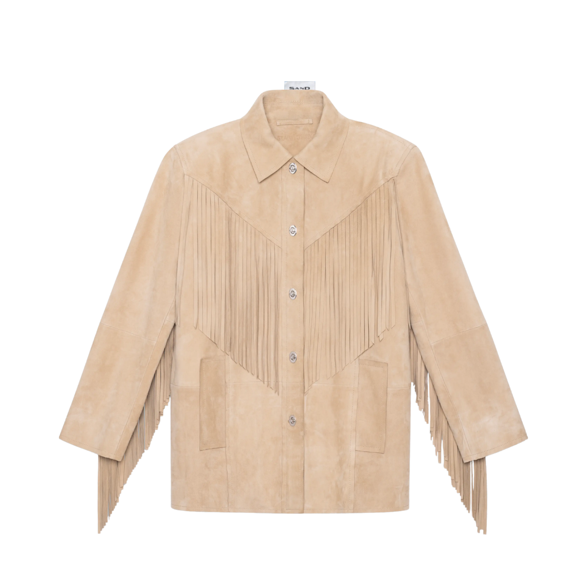 Estee Fringe Jacket - Sands