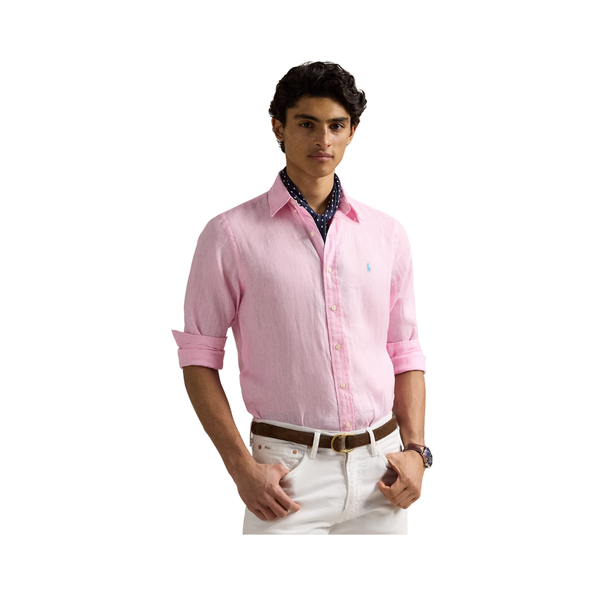 Long Sleeve Sport Shirt - Carmel Pink