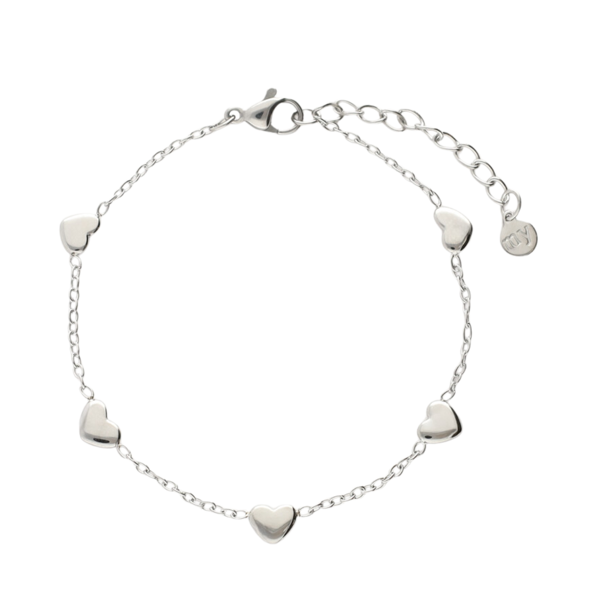 Bracelet hearts - Silver