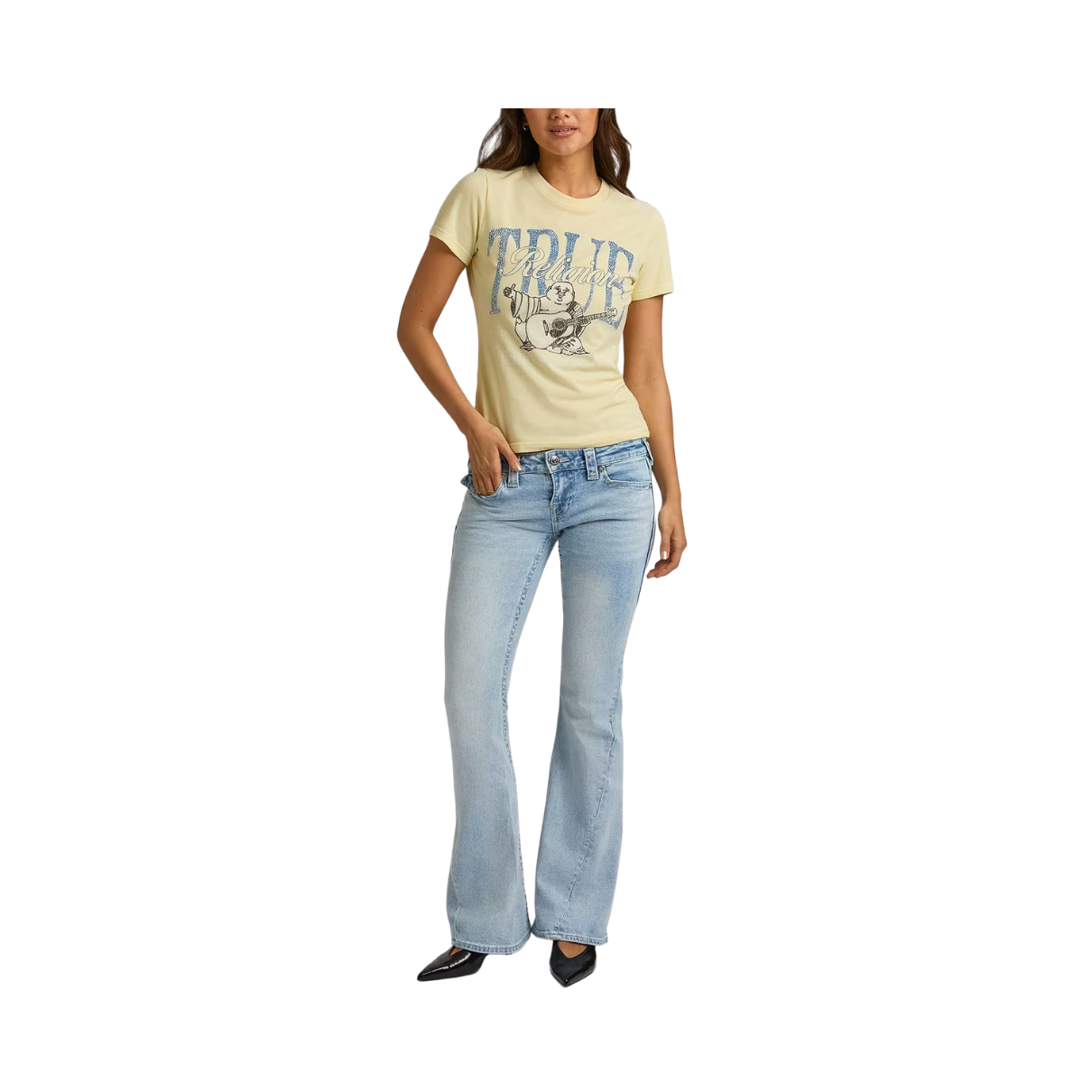 Joey Low Rise Flare Flap - IBVD Serene Meadows