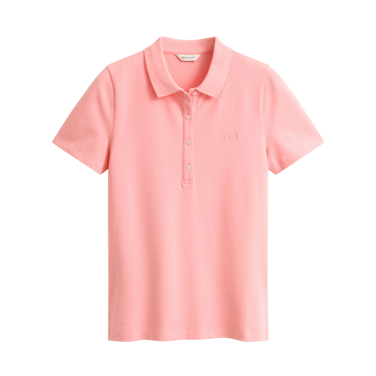 Slim Shield SS Pique Polo - 647 Apricot Pink