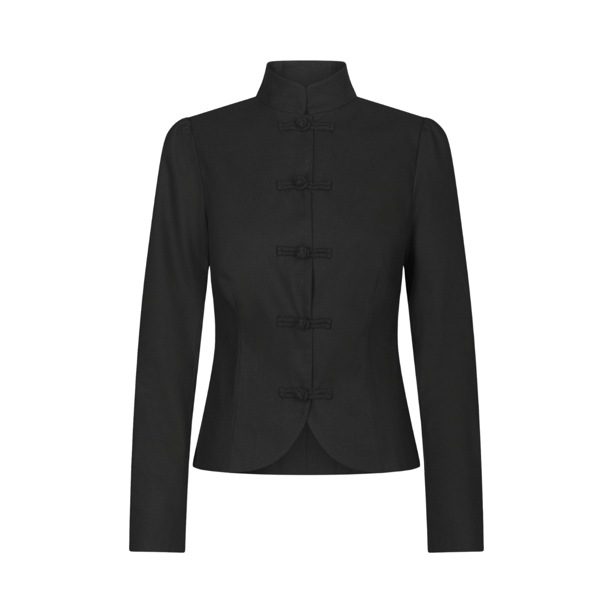 Ardena Linen Blazer - 100 Black