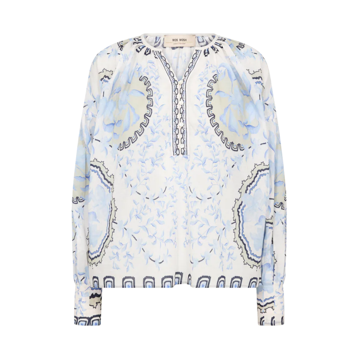 MMWylde Orchid Blouse - Brunnera Blue