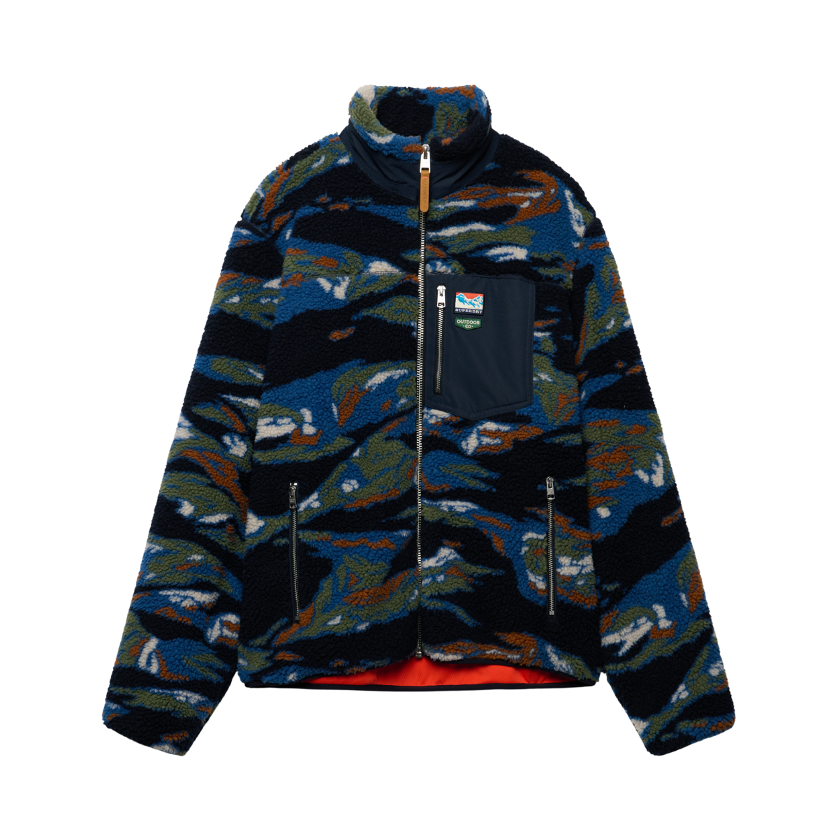 Terrain Fleece Zip Thru - Navy Terrain