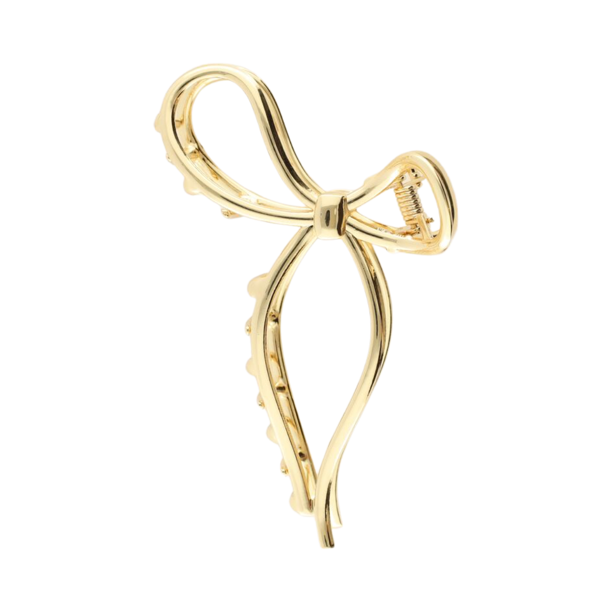 Hairclip big bow - Gold