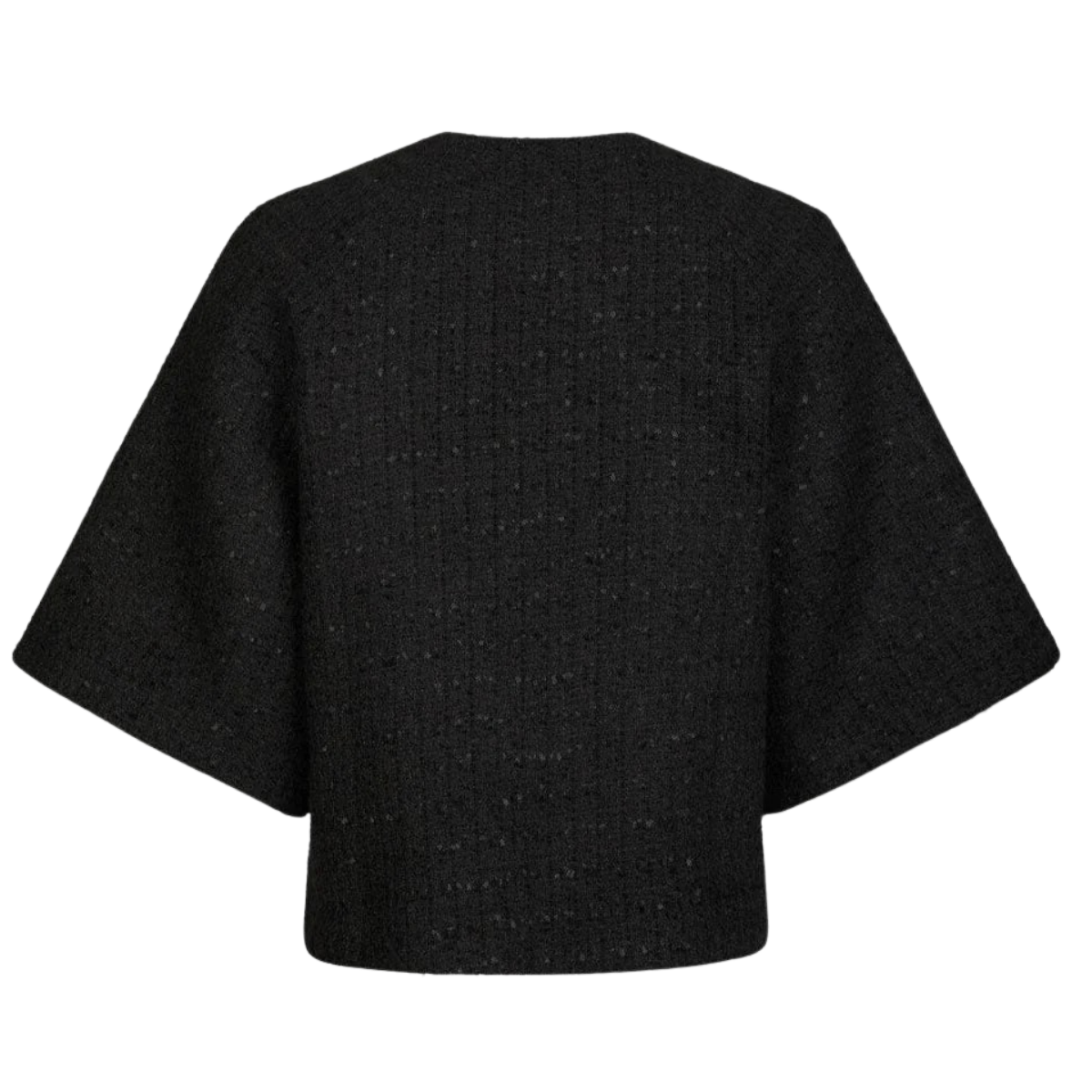 Rosella Boucle Mini Jacket - Black