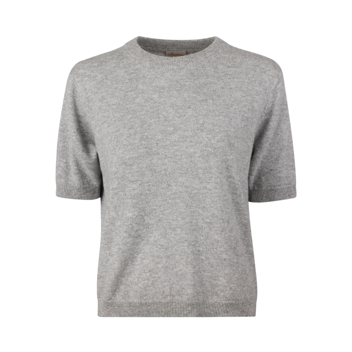 Janet Short Sleeve Knit - Grey
