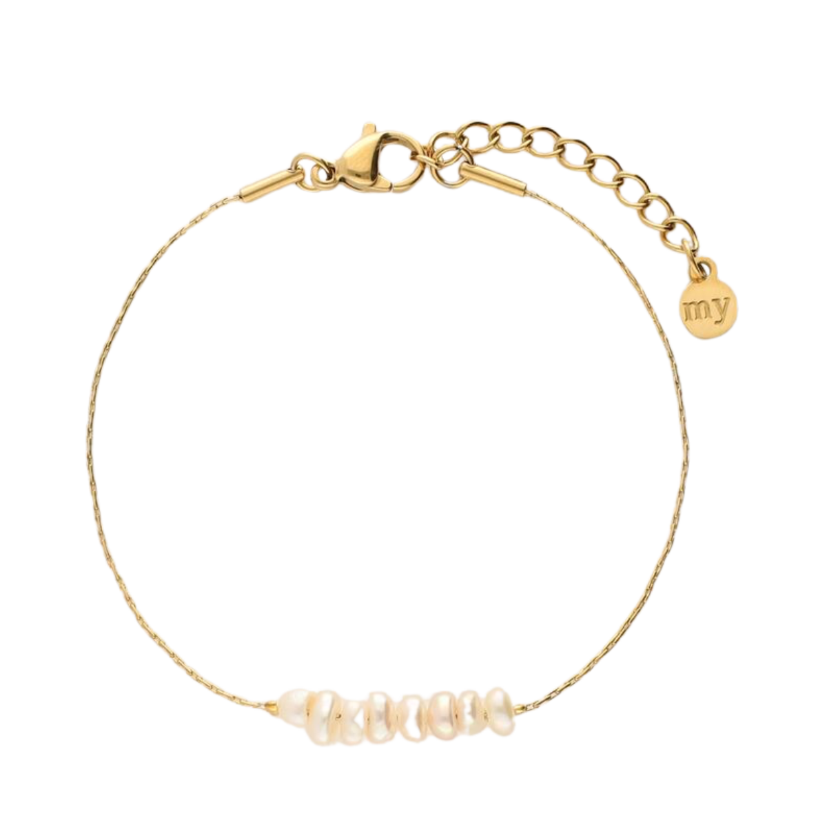 Bracelet mini pearls - Gold