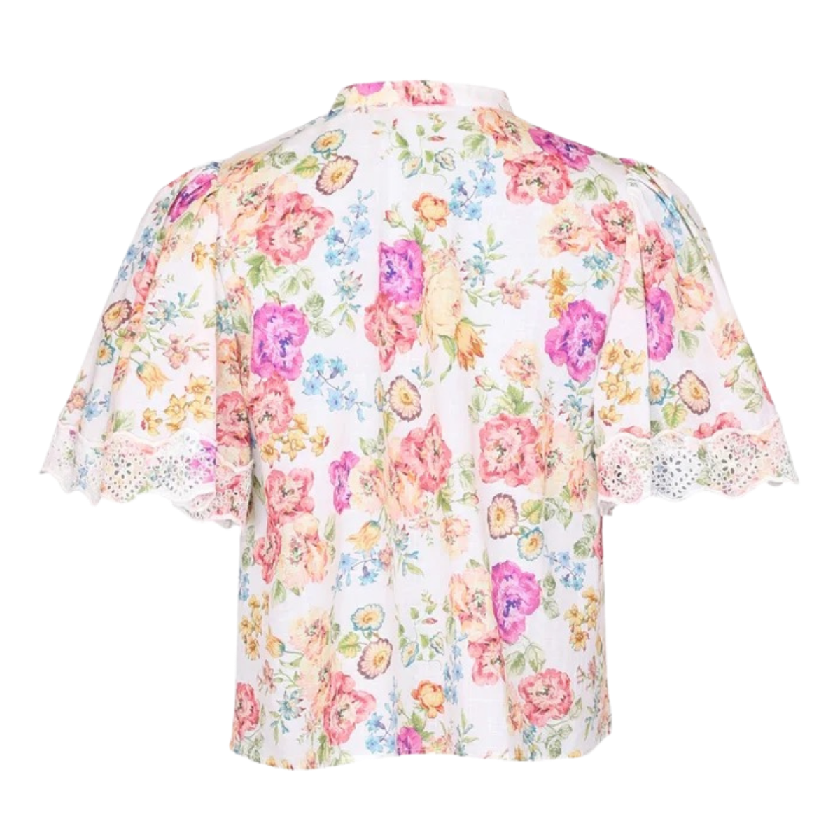Cotton Slub Blouse - Flora