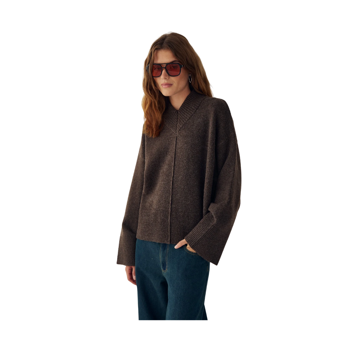 Maidie Knit - Chocolate Melange