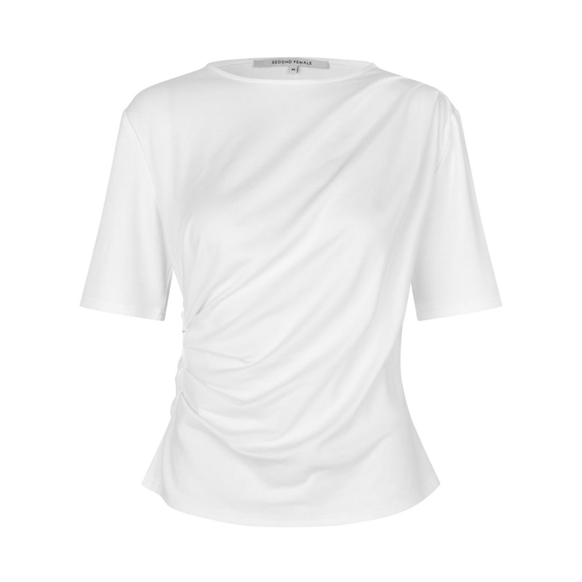 Ulina Drape Tee - 1001 White