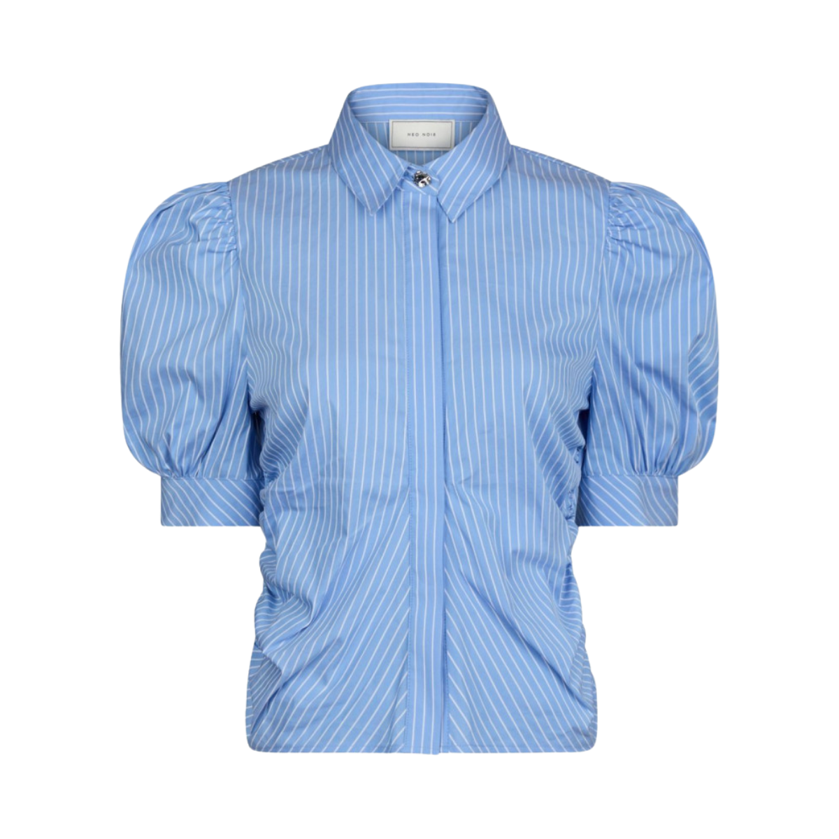 Frannie Stripe Shirt - Light Blue