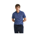 Shield SS Pique Polo - Dusty Navy