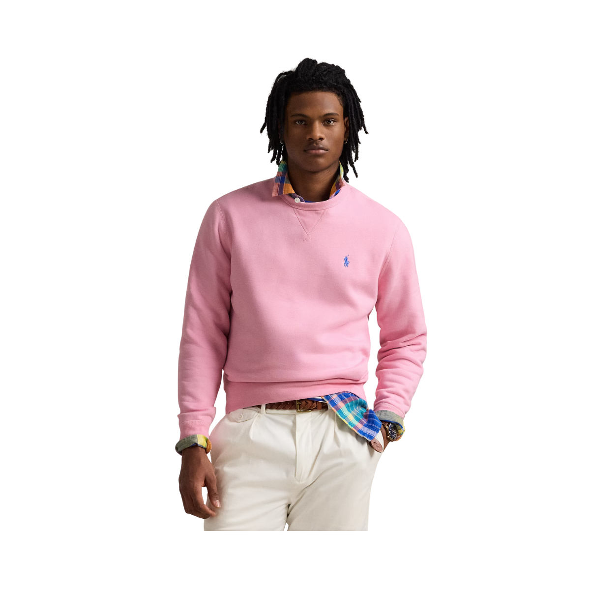 LS Fleece Sweater - Carmel Pink