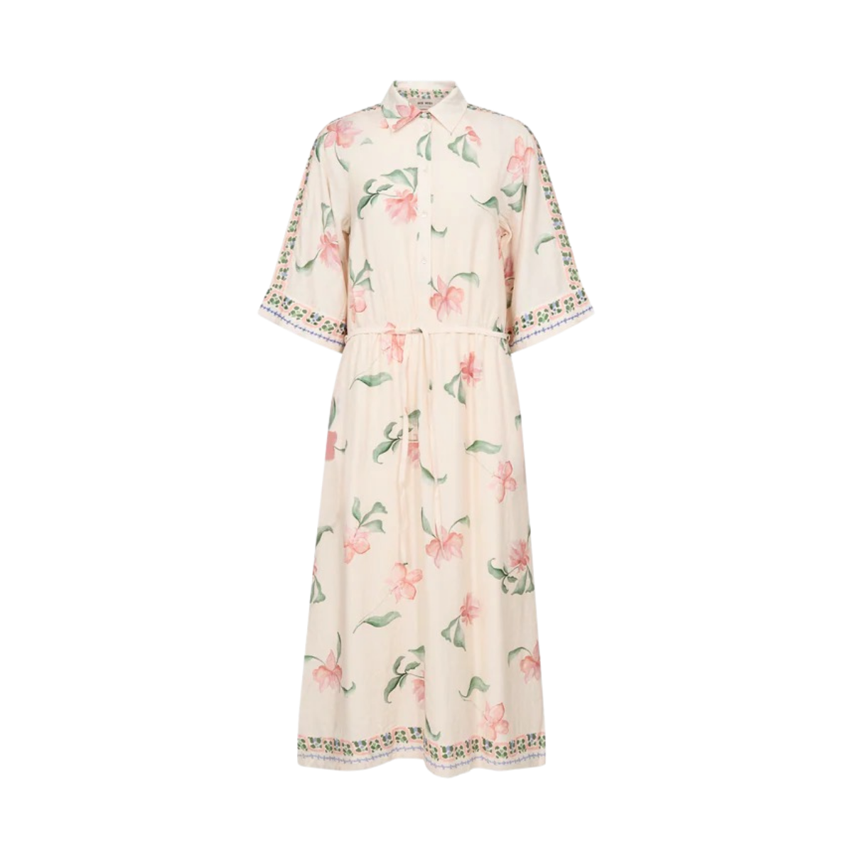 MMBunno Big Orchid Dress - Ecru