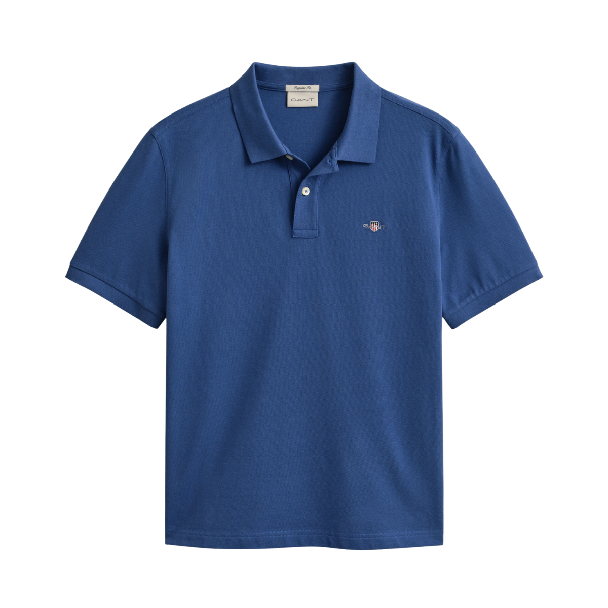 Shield SS Pique Polo - VINTAGE BLUE
