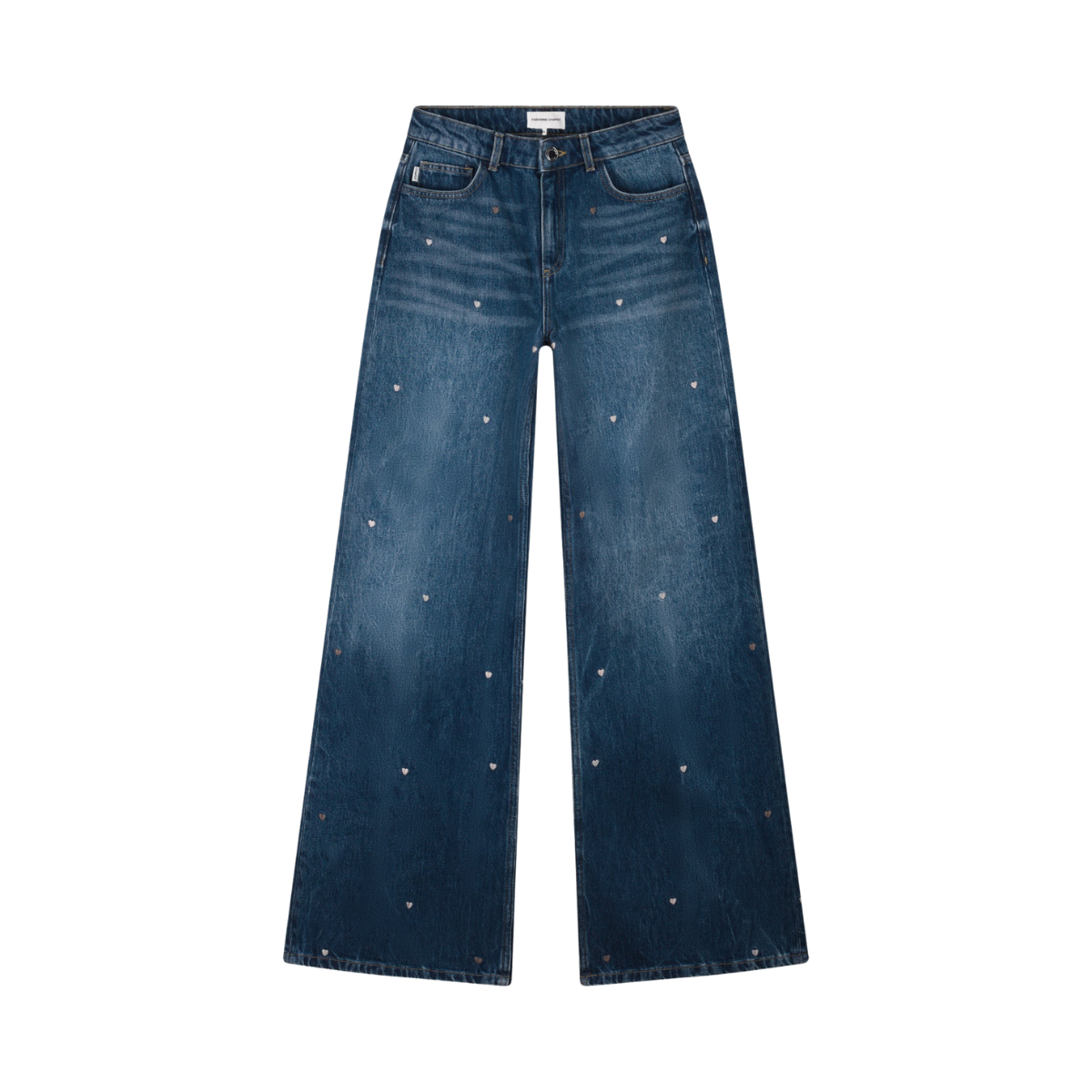 Thea Wide Leg Jeans - Mid Blue