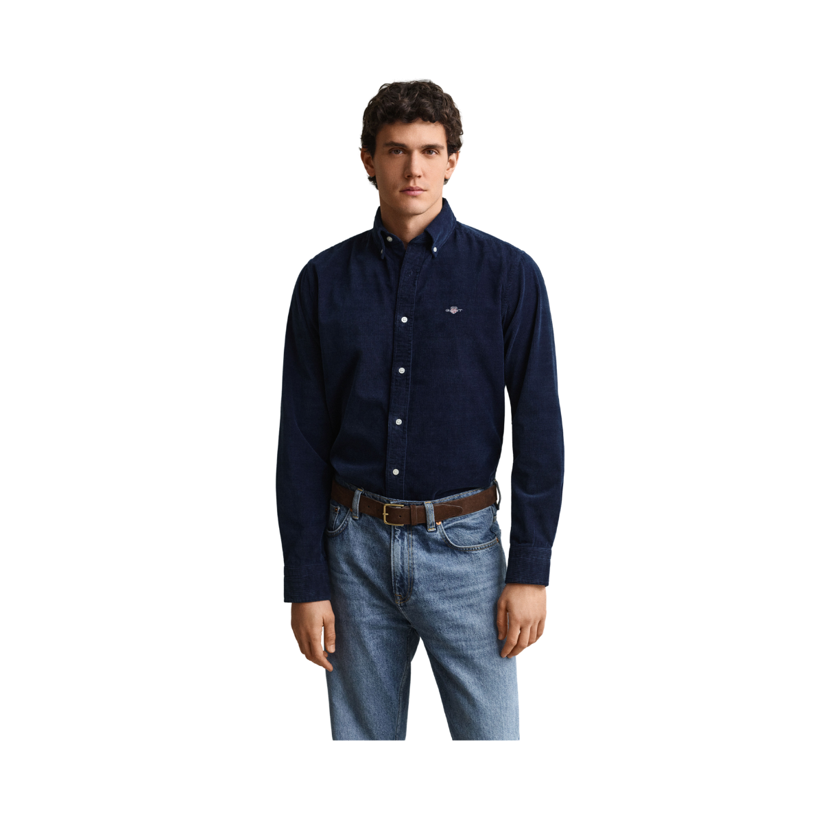 Indigo Cord Shirt - INDIGO