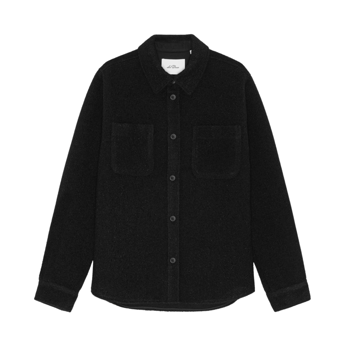 Bouclé Overshirt - Black