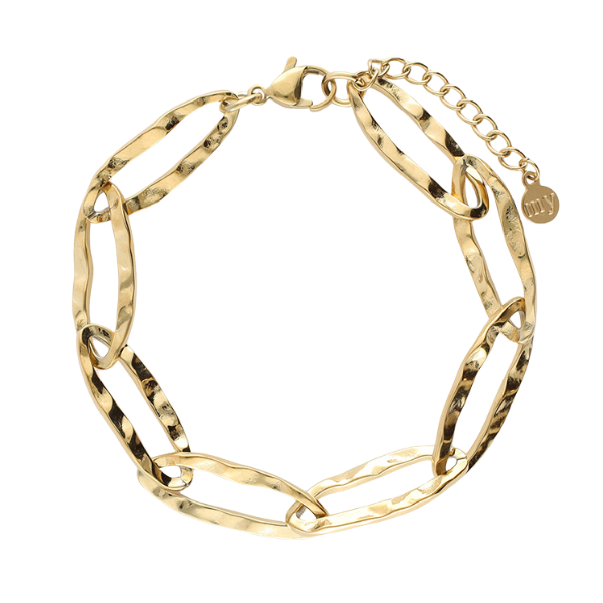 Bracelet oval chain - Gold